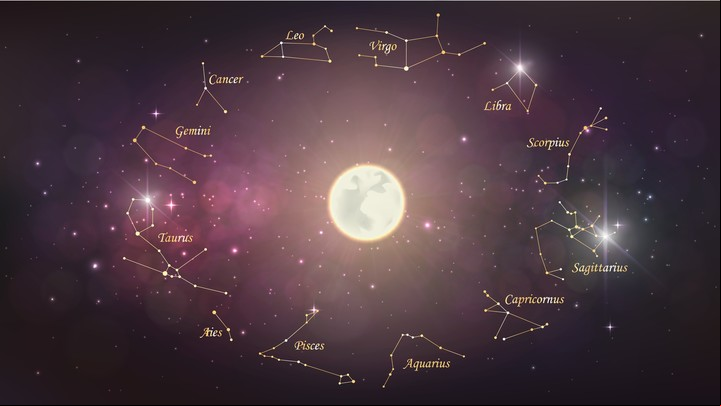 Mientras la Luna va recorriendo el zodiaco, apunta a nuestro mundo emocional con las energías de cada signo. Foto: ilustración Shutterstock