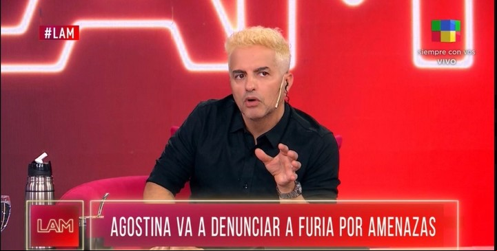 Ángel De Brito, en LAM. Captura TV.