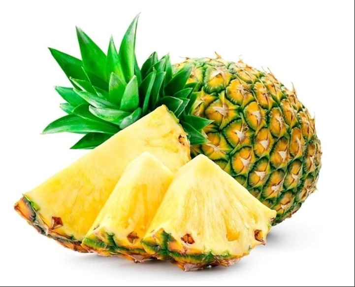 Piña o ananá. Las hojas sanas y verdes indican frescura. Foto: Clarín.