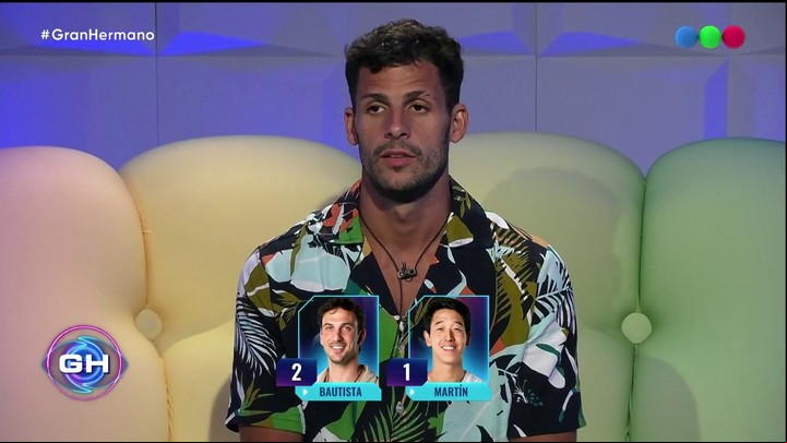 Joel emitió sus votos tras reingresar a la casa de Gran Hermano en la gala de nominación.