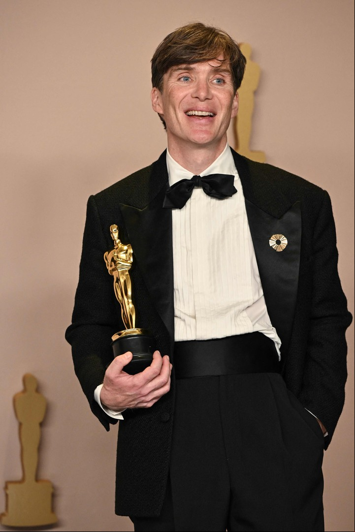 Cillian Murphy ganó en un rubro donde
Paul Giamatti también era un fuerte candidato. Foto AFP