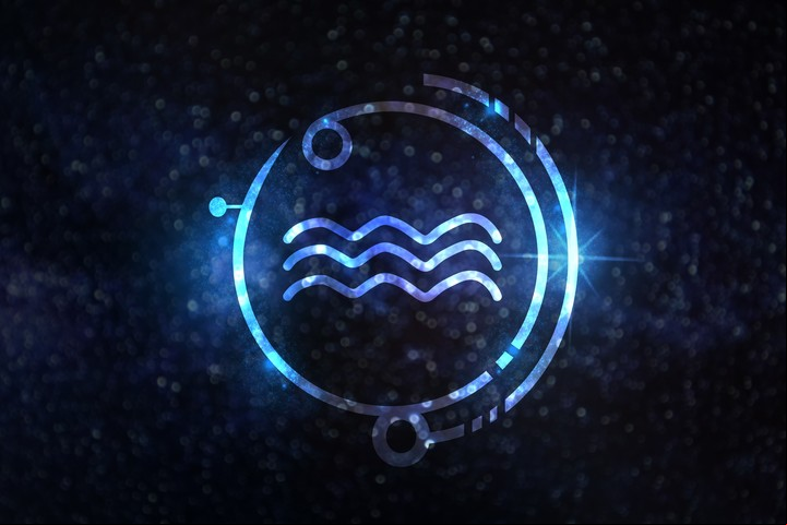 Acuario es un signo de aire, de modalidad fija, que representa la innovación, la genialidad y la vanguardia. Foto: ilustración Shutterstock