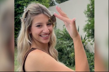 Cría mariposas y vive rodeada de ellas hasta que aprenden a volar: "Hay un gran secreto"