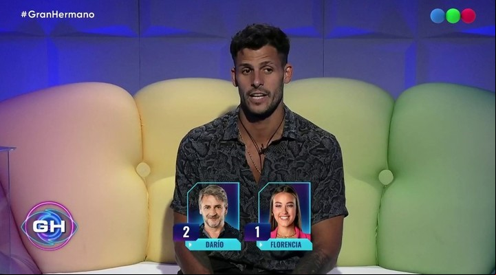 Joel, en modo estratega durante la gala de nominación en Gran Hermano.