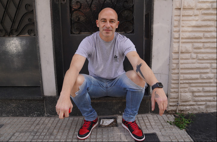 Sebastián Méndez fue ayudante de campo de Maradona en Gimnasia. (Guillermo Rodríguez Adami)