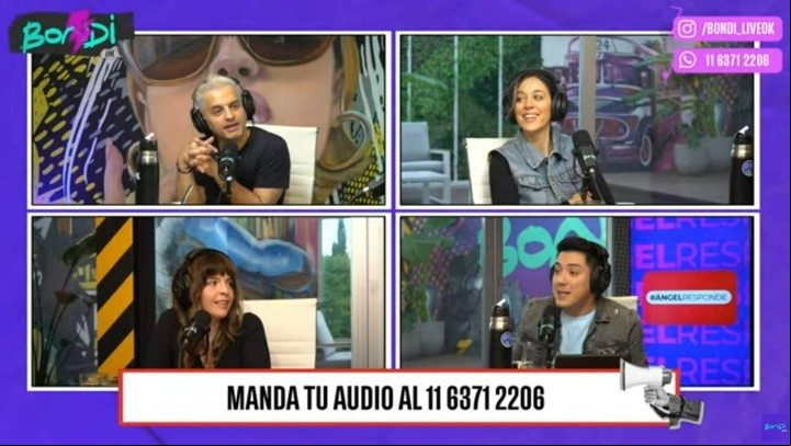 #ÁngelResponde fue el segundo programa que se transmitió en Bondi, y es más parecido a lo que se ve en la TV tradicional.