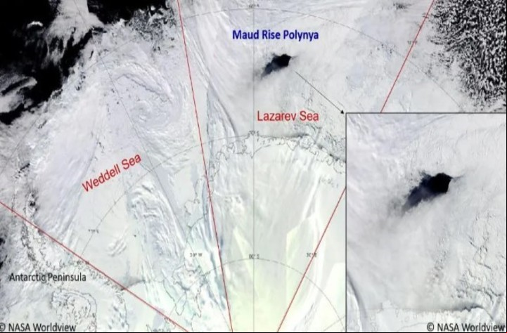Su tamaño es equivalente al doble de la superficie de Gales (NASA).