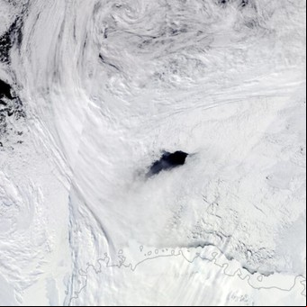 Científicos resolvieron el enigma de cómo se produjo un agujero de 40.000 km2 en la Antártida