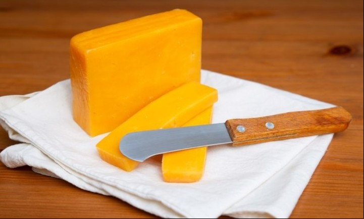 Queso cheddar: un clásico dentro de las hamburguesas.