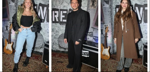 Rent, el musical: el look de los famosos en el estreno de la obra