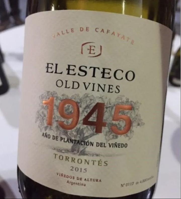 Old Vines Torrontés - Bodega El Esteco.