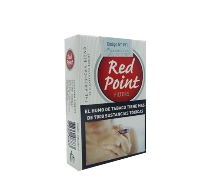 Los cigarrillos Red Point que pertenecen a Tabacalera Sarandí de Pablo Otero.