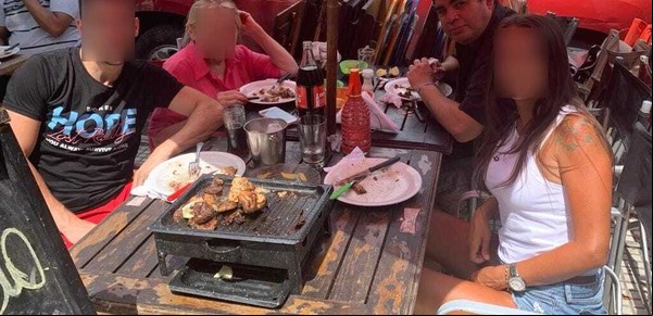 Quién era el hombre que atacó a un policía con un cuchillo en un restaurante: "Venía atravesando una situación difícil"