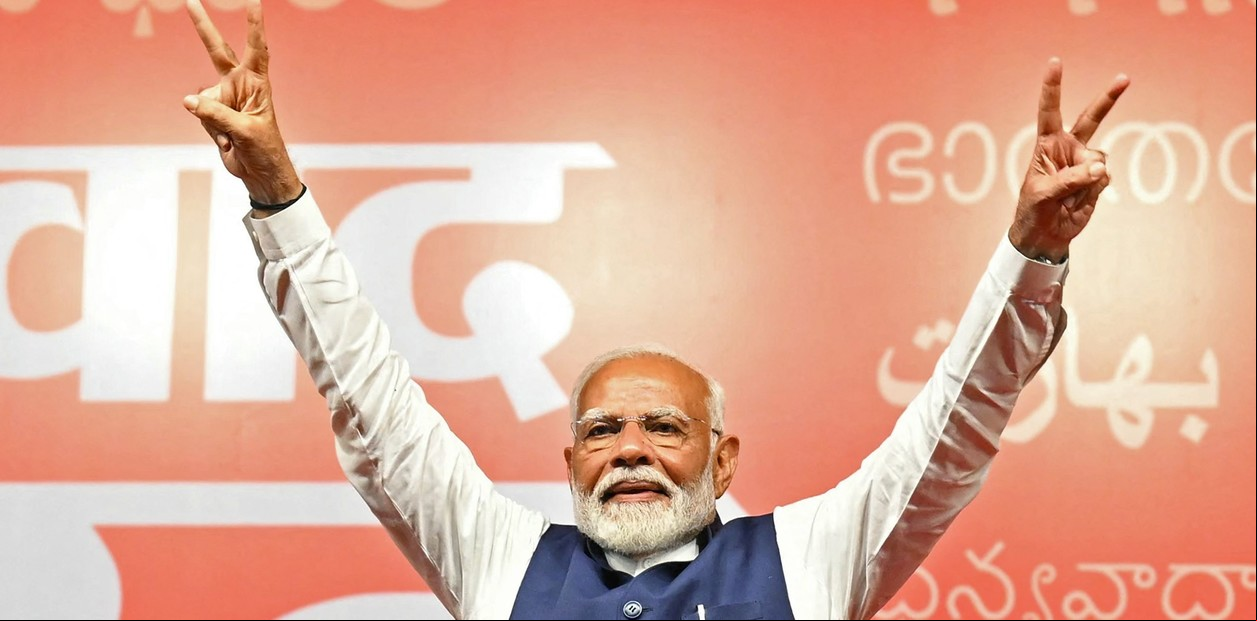Elecciones en India: Narendra Modi se adjudica su tercera victoria electoral