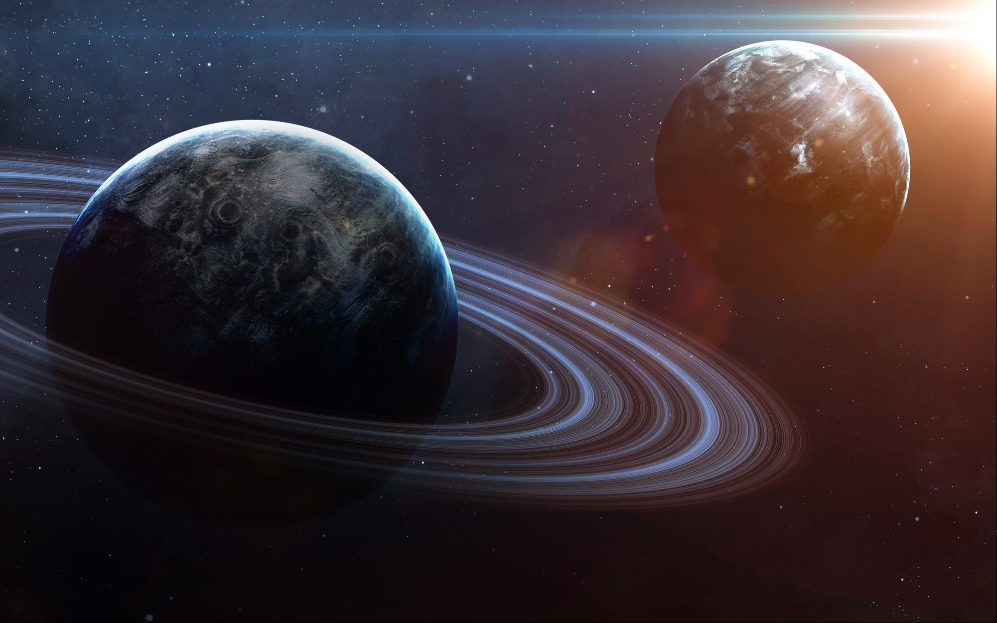 Los "planetas lentos": Plutón, Neptuno y Urano retrogradarán este invierno. Foto: ilustración Shutterstock