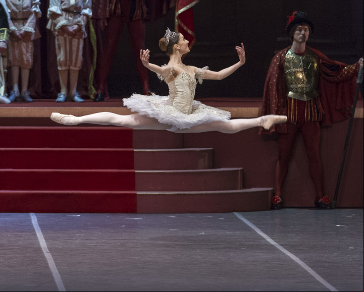 Marianela Nuñez en La Bella Durmiente. Foto: prensa Teatro Colón.