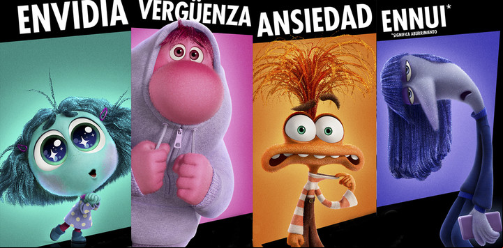 Las cuatro nuevas emociones que se suman a la cabeza de Riley en "Intensa mente 2".