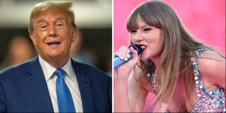 Donald Trump escribió: “¡Odio a Taylor Swift!” cuando la cantante apoyó a Kamala Harris.