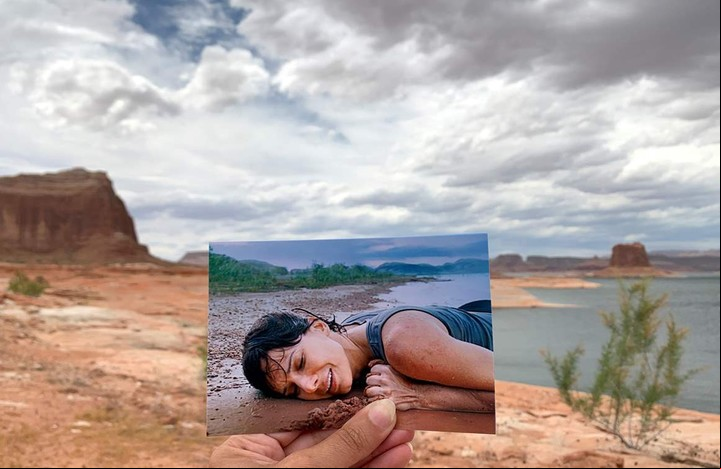 Sandra Bullock filmó escenas de "Gravedad" en Lago Powell, Utah. Foto @filmtourismus.de