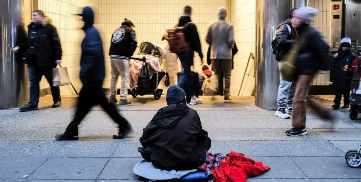 El número de personas que viven en las calles de Nueva York alcanza su nivel más alto en dos décadas