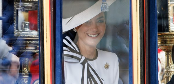 Kate Middleton reapareció en público en el festejo de cumpleaños del rey Carlos III tras ser diagnosticada con cáncer