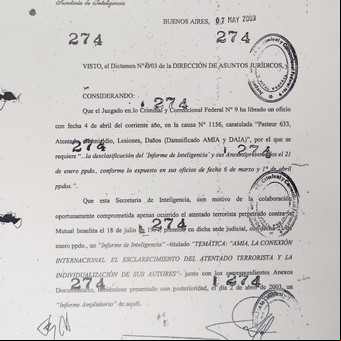 Exclusivo: revelan un informe secreto y confidencial de la ex SIDE sobre el rol de Irán en el atentado a la AMIA
