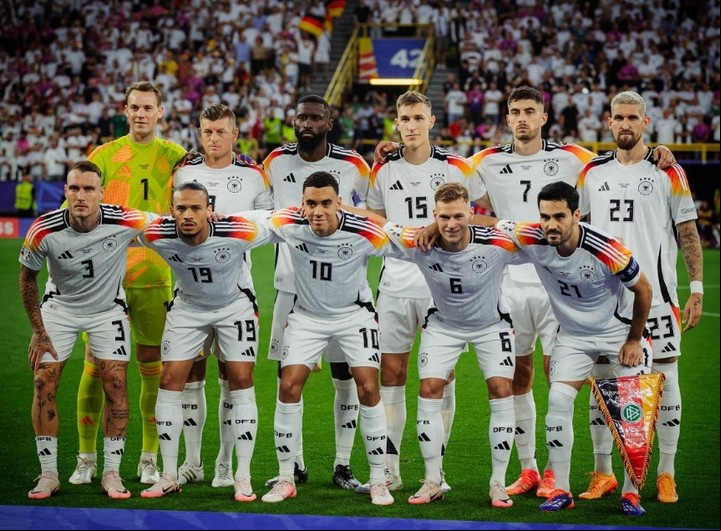 La selección de Alemania en la Eurocopa 2024 Foto: DFB