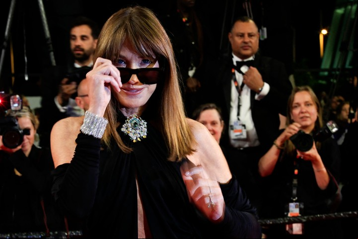 Modelo y cantante, Carla Bruni. Foto: Valery Hache / AFP