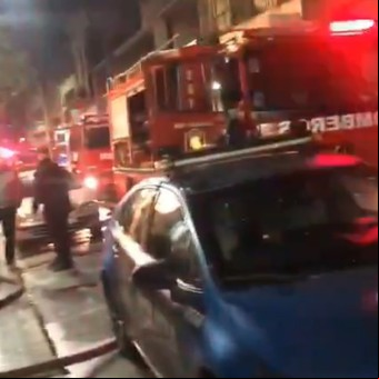 Una jubilada murió durante el incendio de un edificio en Monserrat