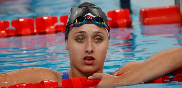 Agostina Hein debutó con 16 años en los Juegos Olímpicos de París: un buen tiempo que no le alcanzó para llegar a la final de 400m libres de natación