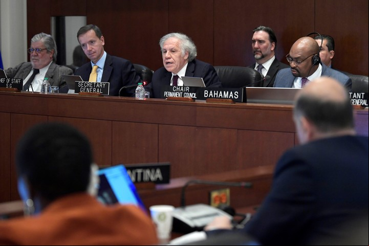 La OEA se suma así al coro de voces que no reconocen los resultados anunciados por el chavismo. Foto: EFE