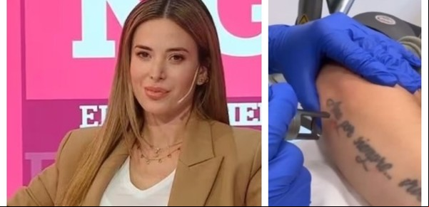 Jésica Cirio no quiere saber nada con Martín Insaurralde: comenzó a borrarse el tatuaje que compartían