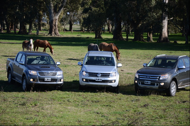 Toyota Hilux, VW Amarok y Ford Ranger, las tres pickups están dentro del top 10 de usados más buscados.