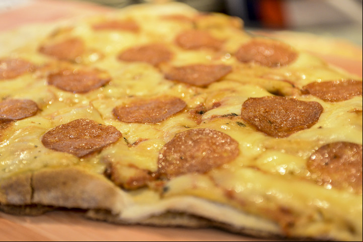 La de pepperoni es la más vendida en Balboa pizzería. Fotos: Constanza Niscovolos