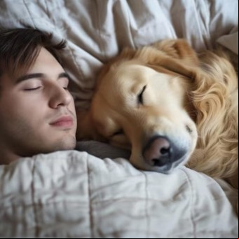 ¿Tu mascota duerme con vos? Estos son los beneficios de la práctica, según los expertos