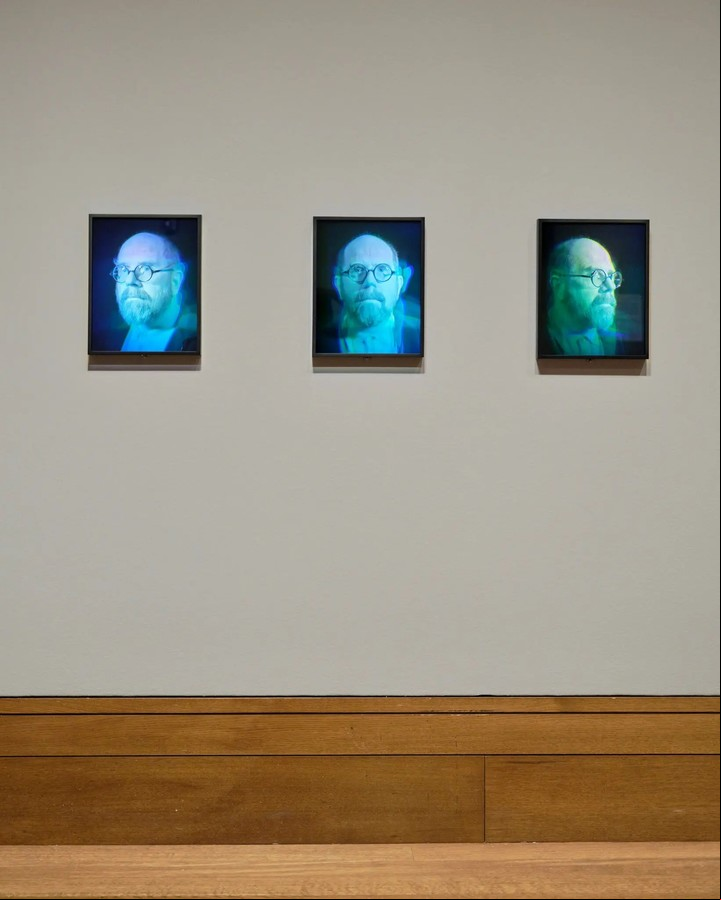 Autorretratos de Close. Foto Chuck Close, via The J. Paul Getty Museum; Philip Cheung para The New York Times