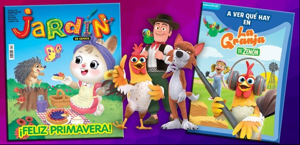 Jardín de Genios presenta nuevos libros para que los más chicos conozcan cómo es La Granja de Zenón
