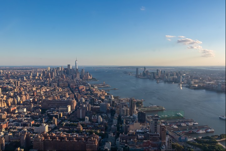 La vista de Nueva York desde el mirador Edge. Foto Shutterstock