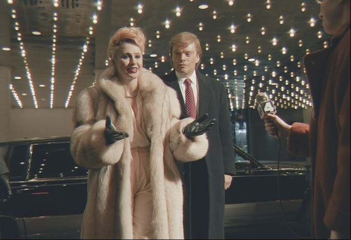 Escenas de la película "The Apprentice" sobre la vida de un joven Trump en Nueva York. Foto: AP