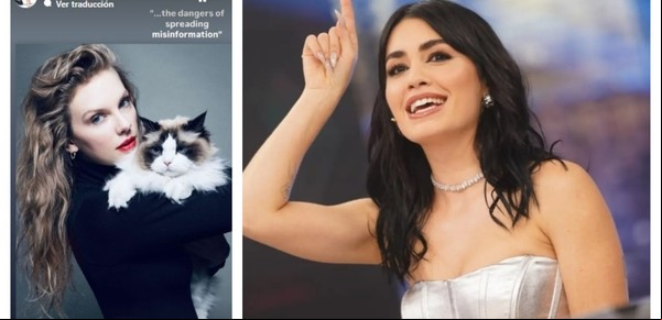 Lali Espósito compartió el fuerte posteo de Taylor Swift contra  Donald Trump y recordó su cruce con Javier Milei