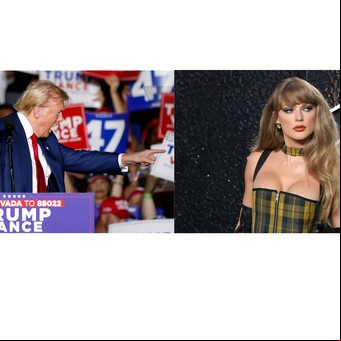 Elecciones en Estados Unidos: Donald Trump  reconoce que "odia" a la cantante Taylor Swift