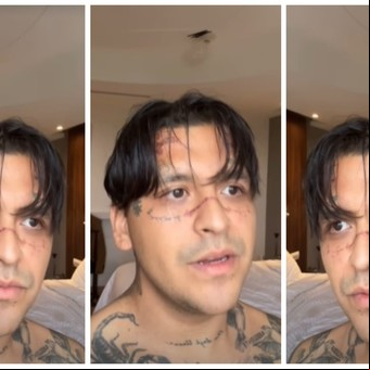 El enojo de Christian Nodal por las críticas que recibió tras el cumpleaños de su hija Inti