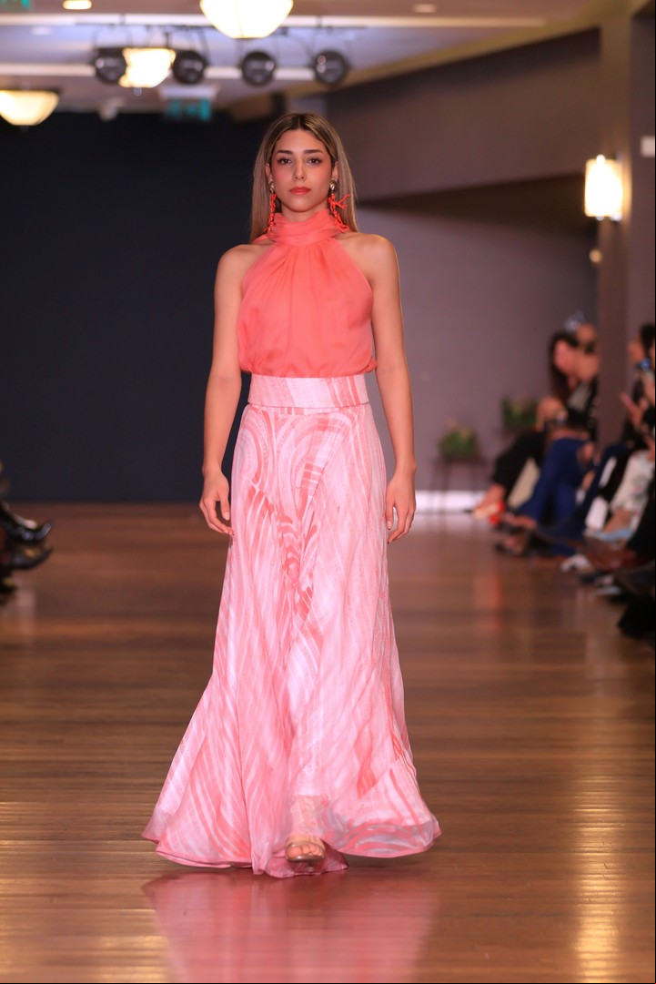 Francisco Ayala exhibió faldas boho durante Argentina Fashion Week.
Foto: Gentileza Argentina Fashion Week.