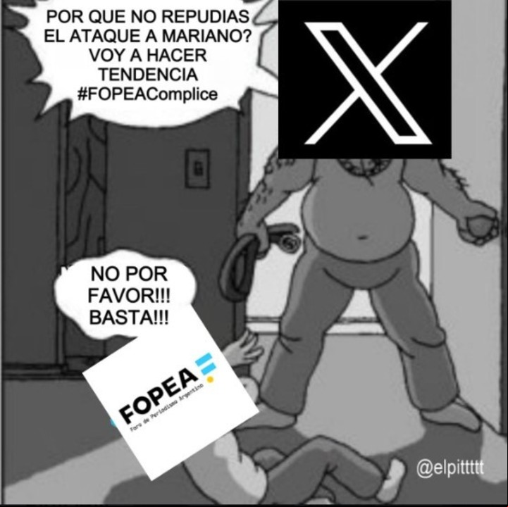 El Piti, @elpittttt, posteó esta imagen con el siguiente texto: "Ufff, al final se enteró todo el mundo de la tendencia #FOPEACómplice!!! Qué mal momento para ser de ese foro de zurdos".