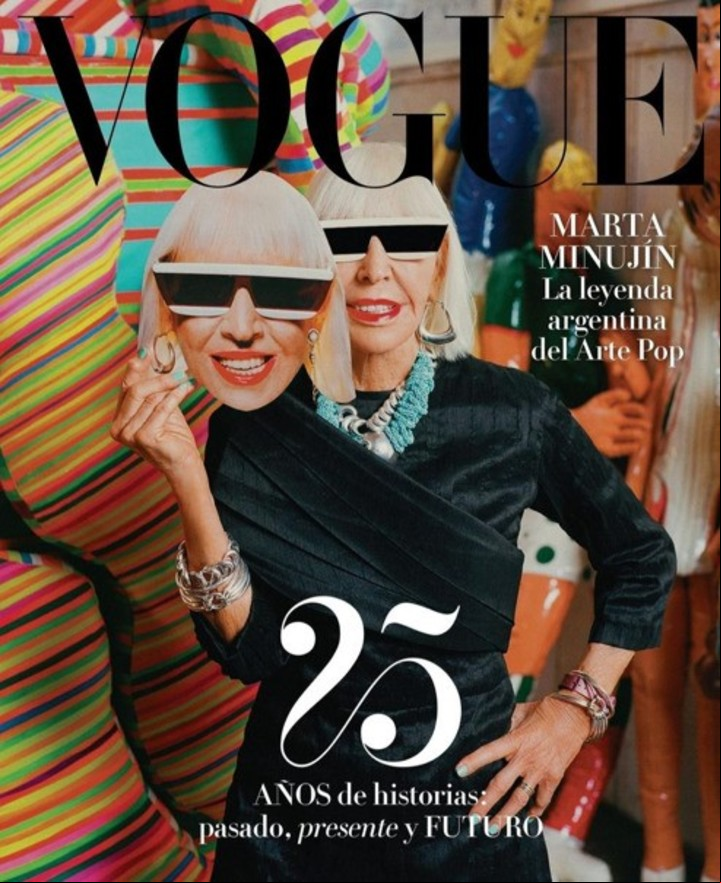 La artista en la tapa de Vogue México.