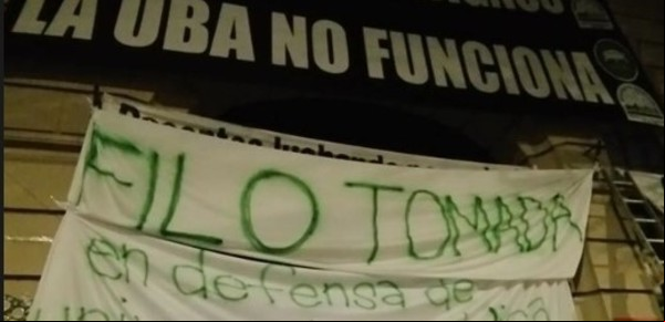 Estudiantes tomaron las Facultades de Psicología y Filosofía y Letras de la UBA