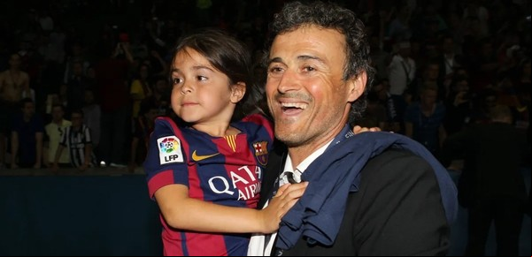 El desgarrador relato de Luis Enrique sobre la muerte de su hija: "Me siento afortunado, Xana vino a vivir con nosotros 9 años maravillosos"