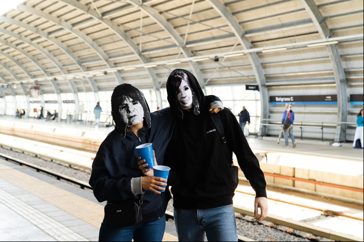 "Reconoceme", una campaña en contra del uso del reconocimiento facial en la Ciudad de Buenos Aires. Foto: O.D.I.A.