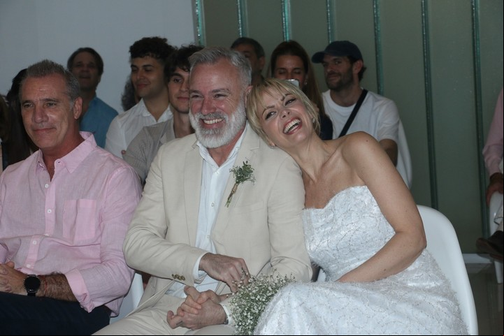 El casamiento de Caramelito Carrizo y Damián Giorgiutti. Foto: Movilpress.