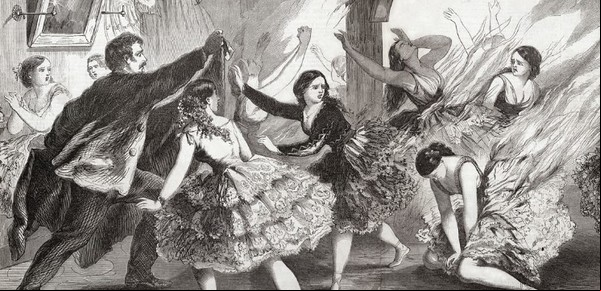 Historias trágicas del ballet: la bailarina clásica que murió envuelta en fuego en pleno ensayo